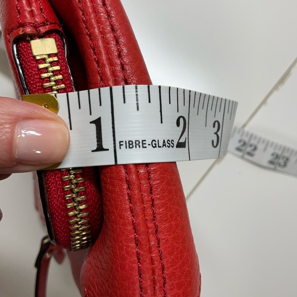 Kate Spade Mariana Mansfield leather Crossbody bag persimmon red - Picture 9 of 12